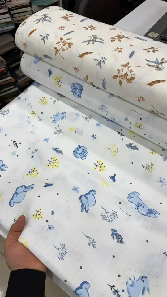 Tavşan Ve Sonbaharın Dansı Müslin Bezi