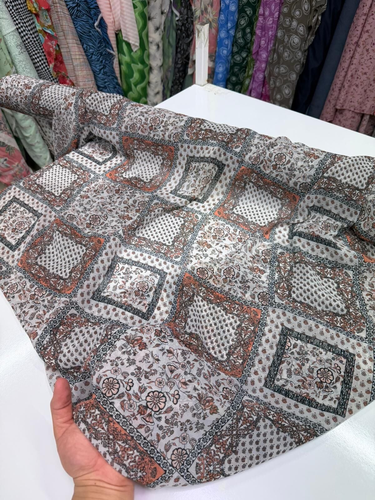 Nostalji Şifon Kumaş