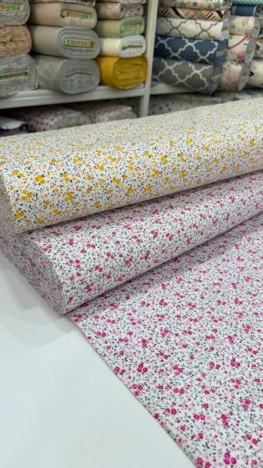 Pink Yellow Poplin